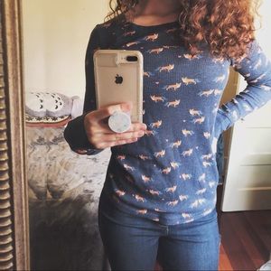 Mossimo Fox & Hearts Long Sleeve